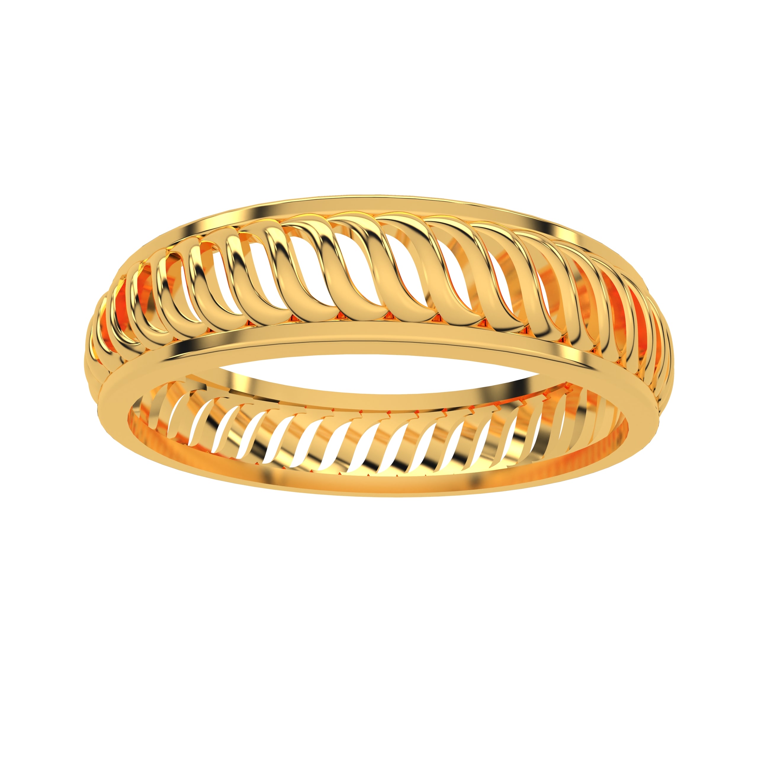 Infinity Braid Gold Ring | 22KT Gold | Motisons Jewellers | Motisons ...