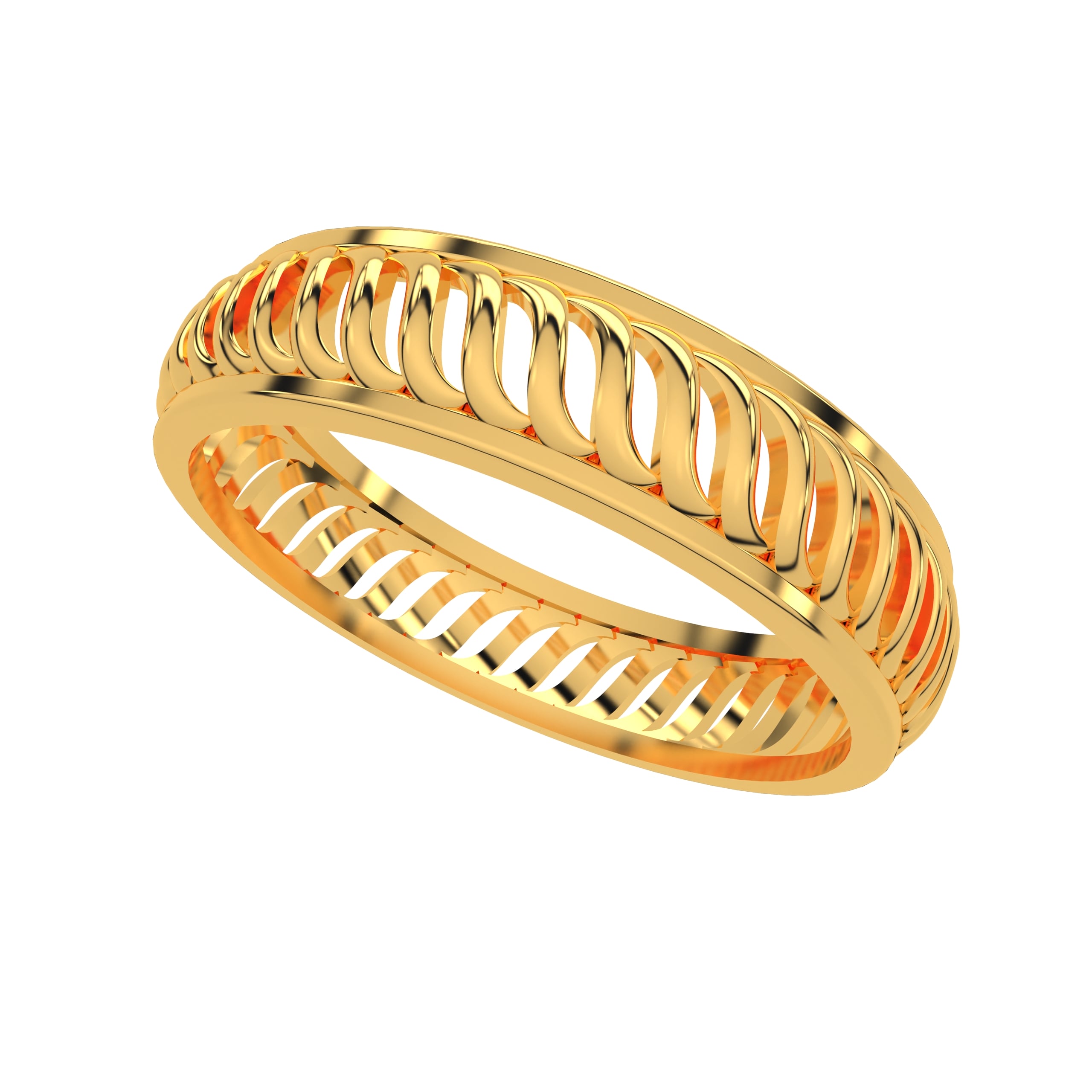 Infinity Braid Gold Ring | 22KT Gold | Motisons Jewellers | Motisons ...